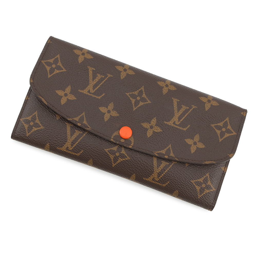 LOUIS VUITTON Portefeuille Emilie Poppy petalM61578 Monogram