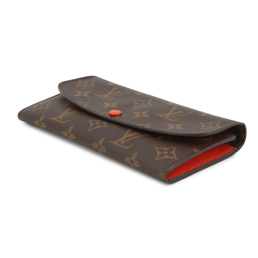 LOUIS VUITTON Portefeuille Emilie Poppy petalM61578 Monogram