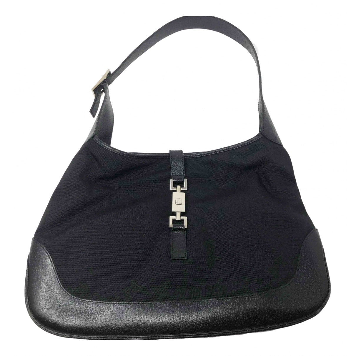 Gucci jackie    black cloth handbag