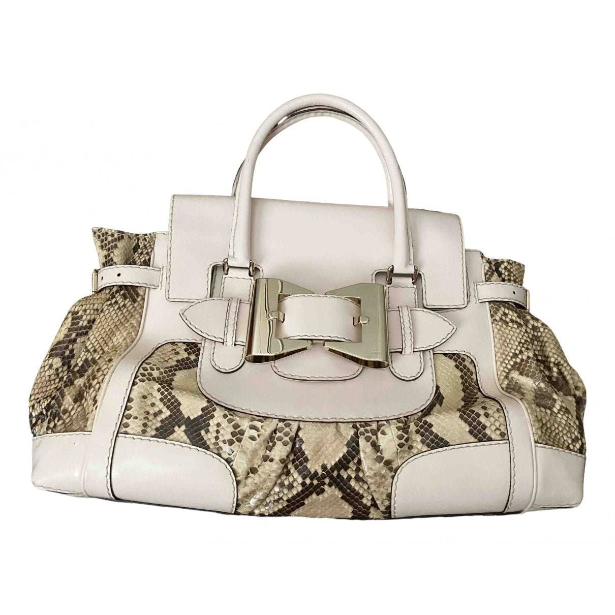Gucci beige leather handbag