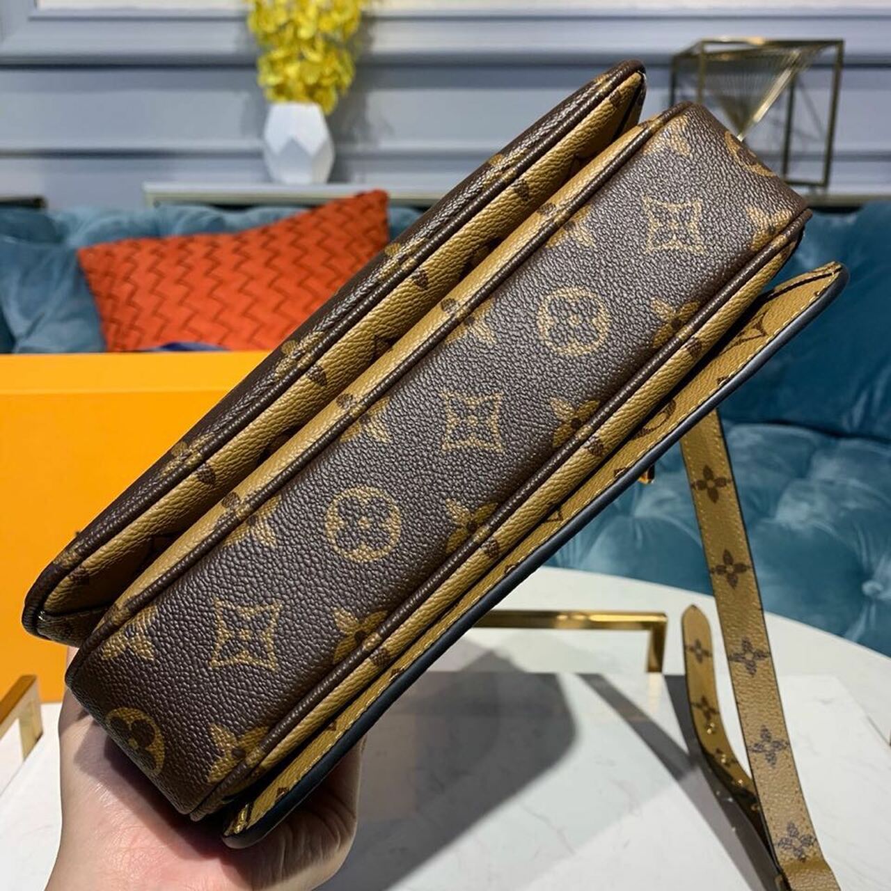 Top Quality Pochette Metis Monogram Reverse Canvas For Women,  Shoulder And Crossbody Bags 9.8in/25cm Top Quality M44876