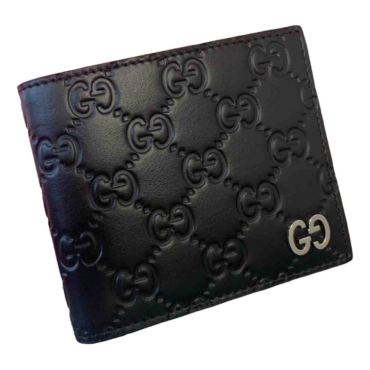 Gucci black leather case