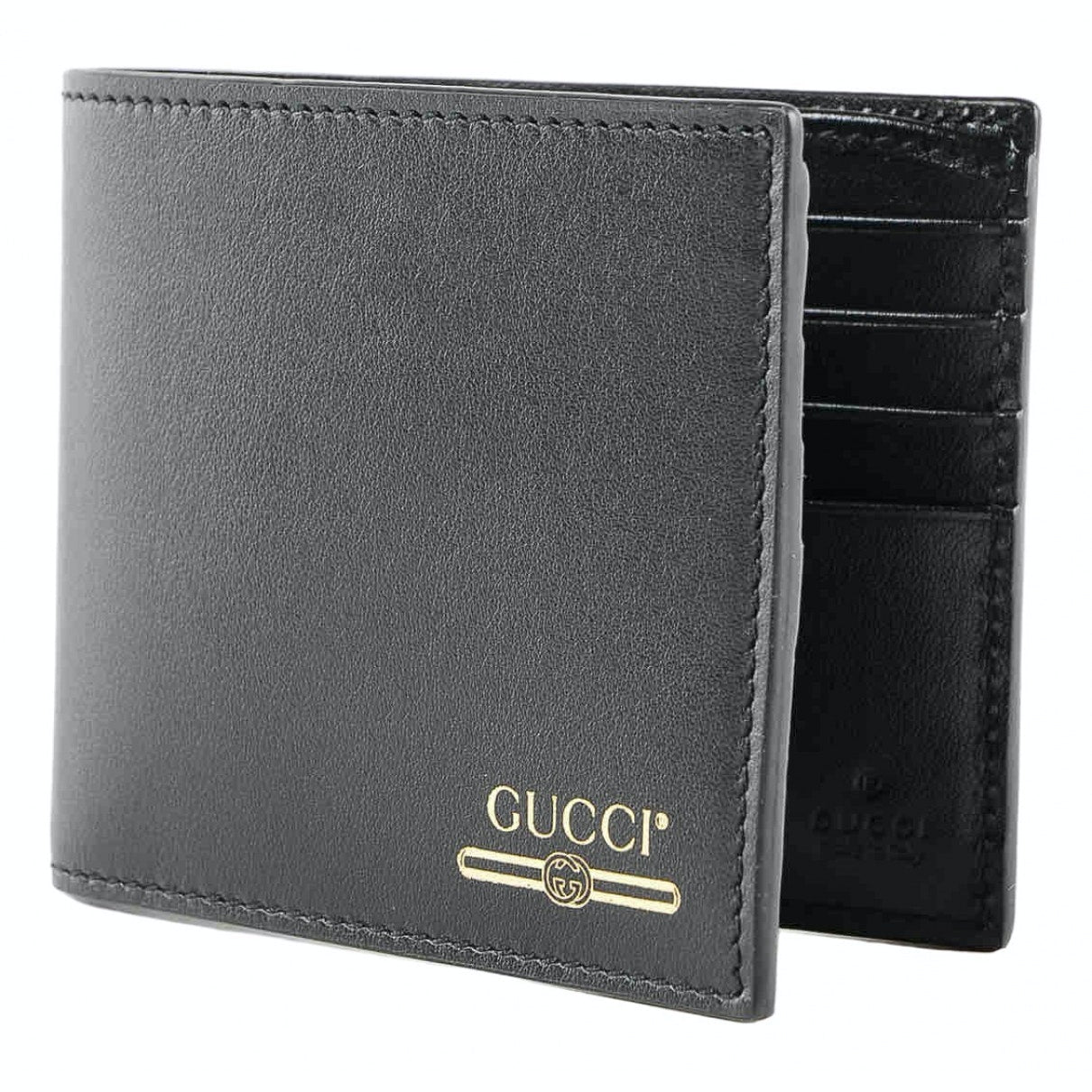 Gucci black leather case