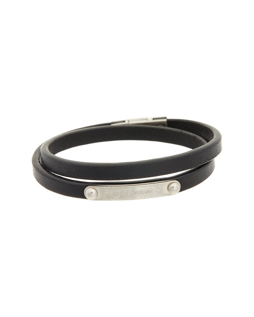 Saint Laurent Leather Bracelet