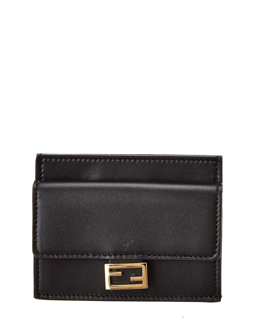 Fendi Leather Card Holder