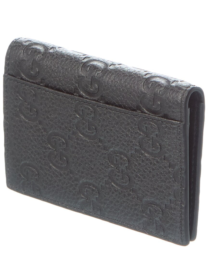 Gucci Imprint Long Leather Card Case