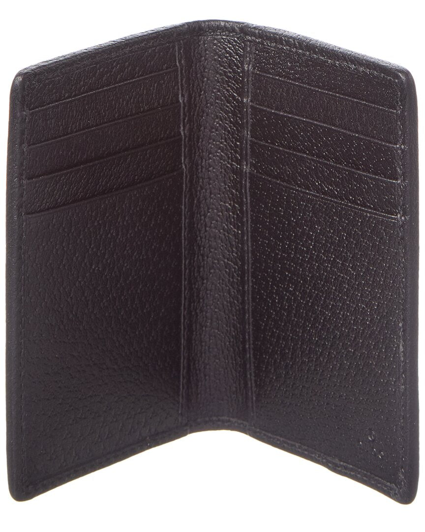 Gucci Jumbo Gg Canvas & Leather Card Holder