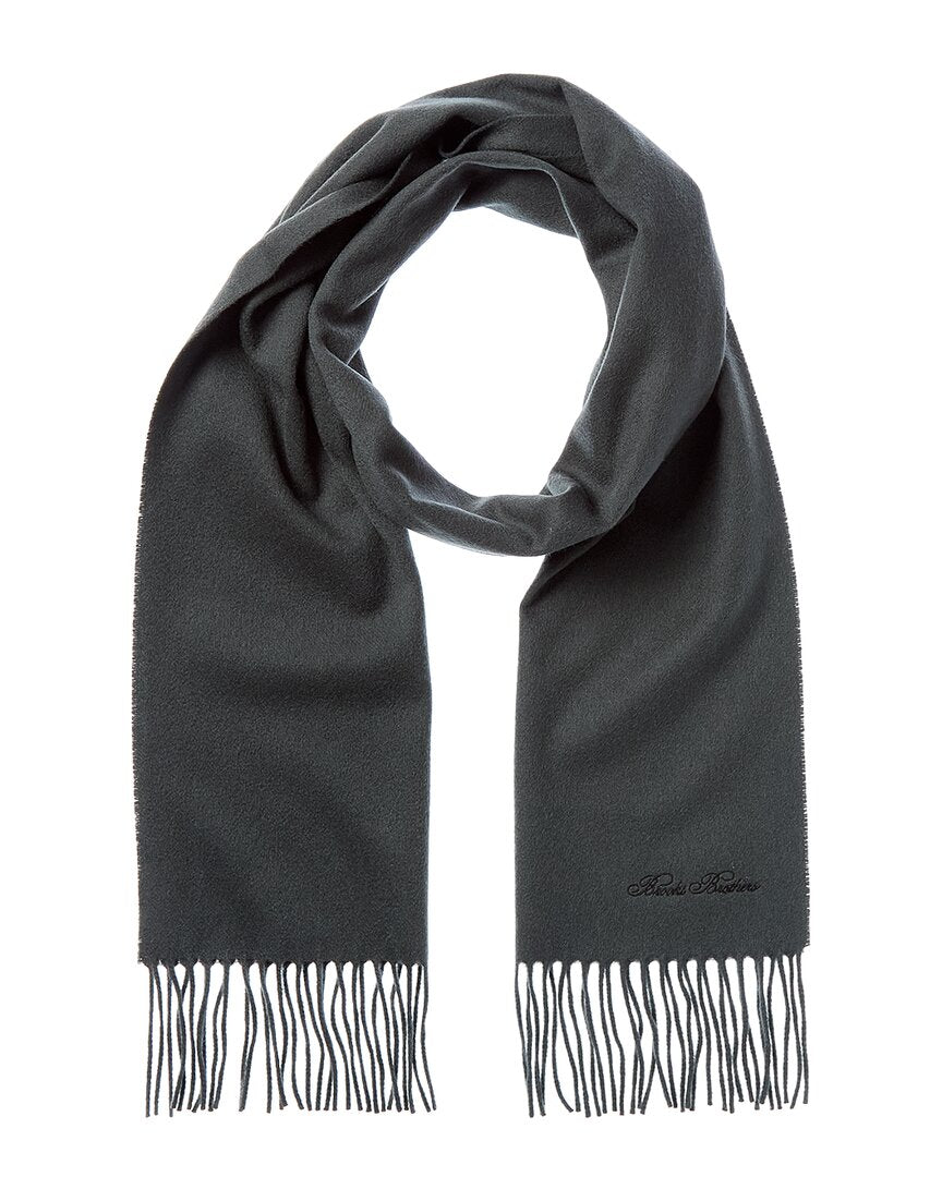 Brooks Brothers Solid Wool & Cashmere-Blend Scarf