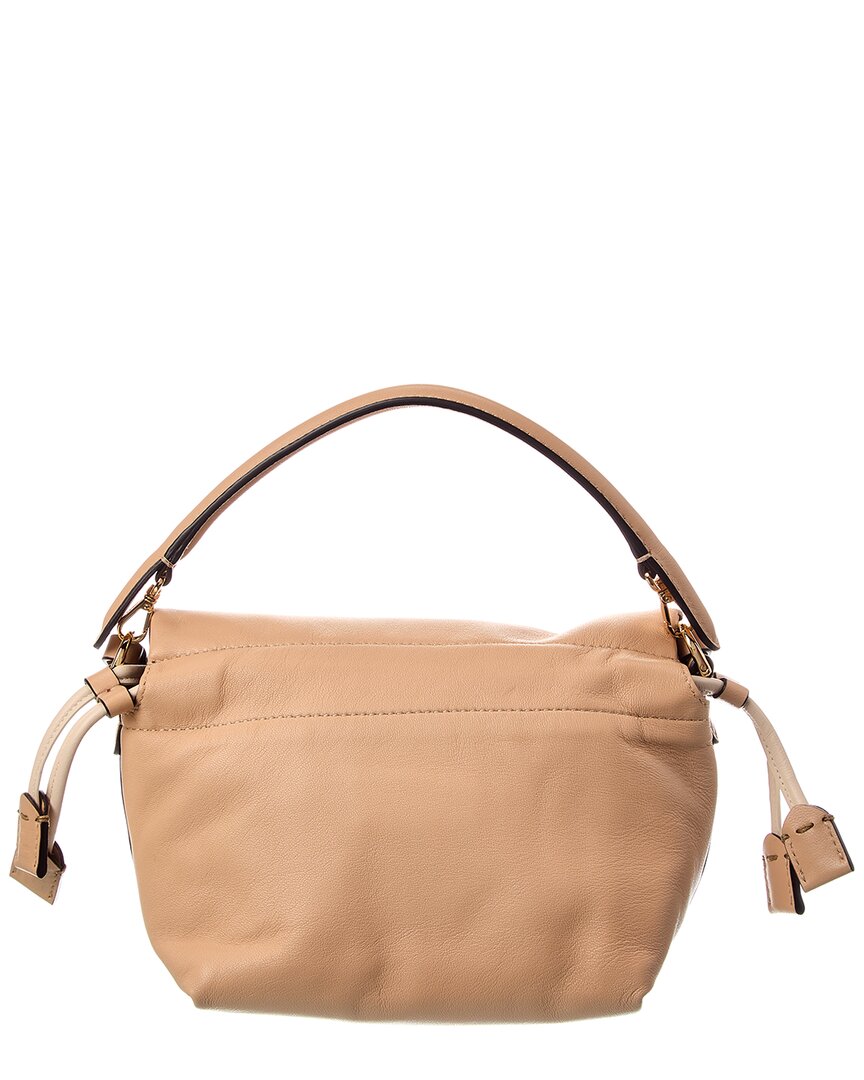 Fendi Mamma Baguette Small Leather Shoulder Bag