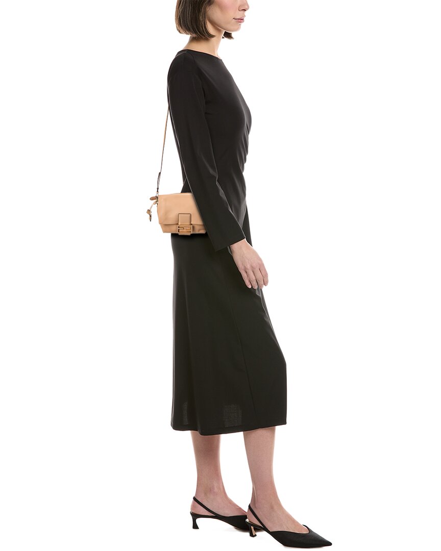 Fendi Mamma Baguette Small Leather Shoulder Bag