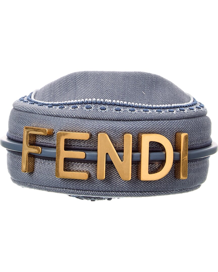 Fendi Fendigraphy Nano Denim Bag Charm