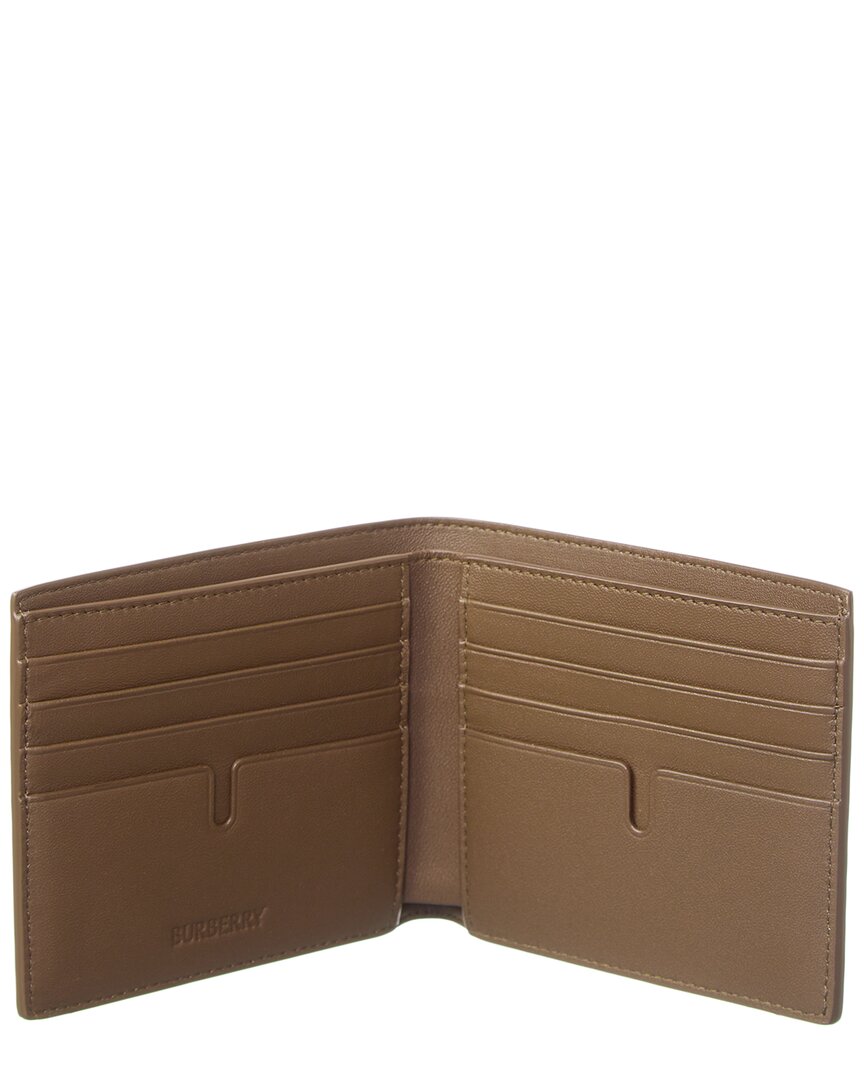 Burberry Check E-Canvas Bifold Wallet