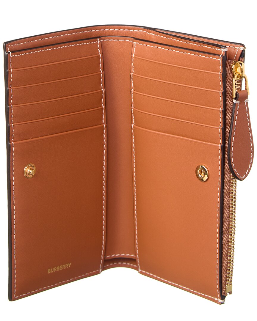 Burberry Medium   Check E-Canvas Card Case