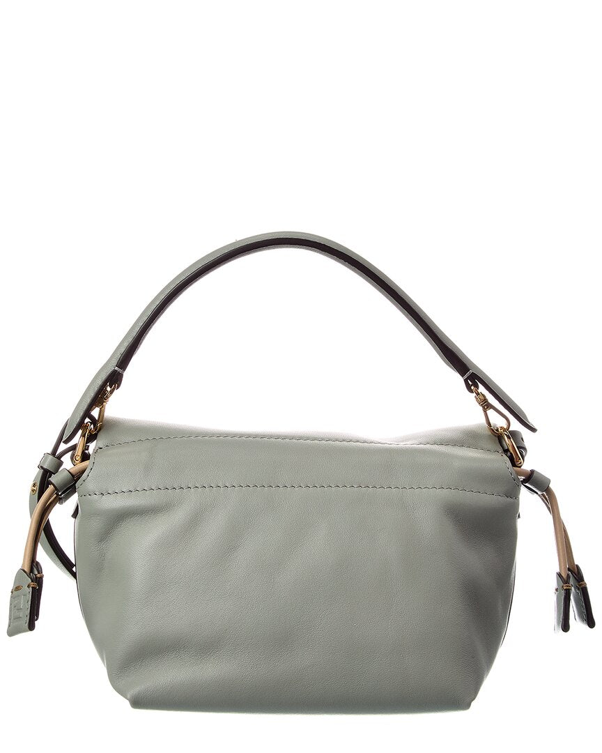 Fendi Mamma Baguette Small Leather Shoulder Bag