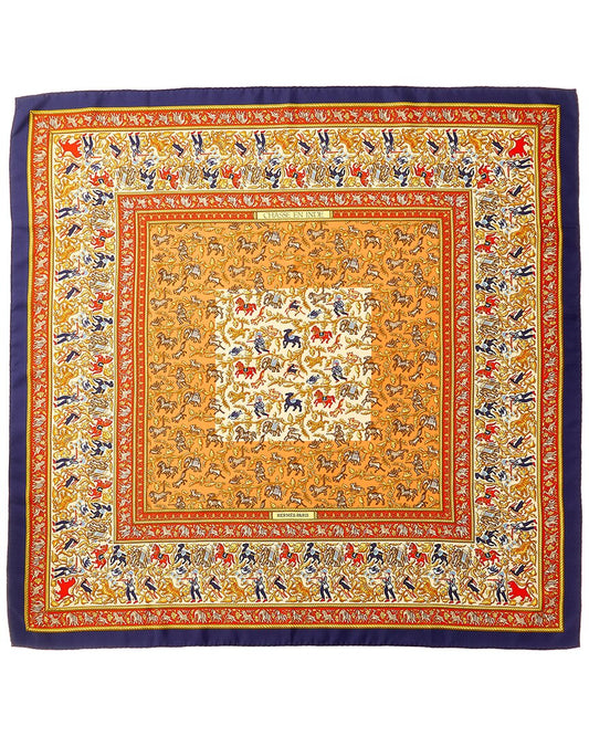 Hermes Chasse en Inde Scarf