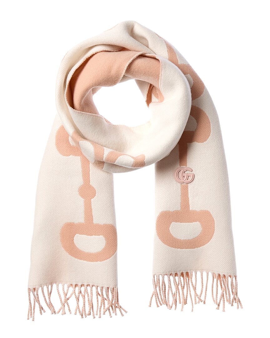 Gucci Wool & Cashmere-Blend Scarf