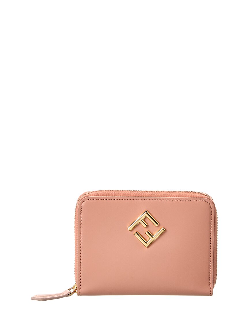 Fendi Ff Diamonds Leather Wallet