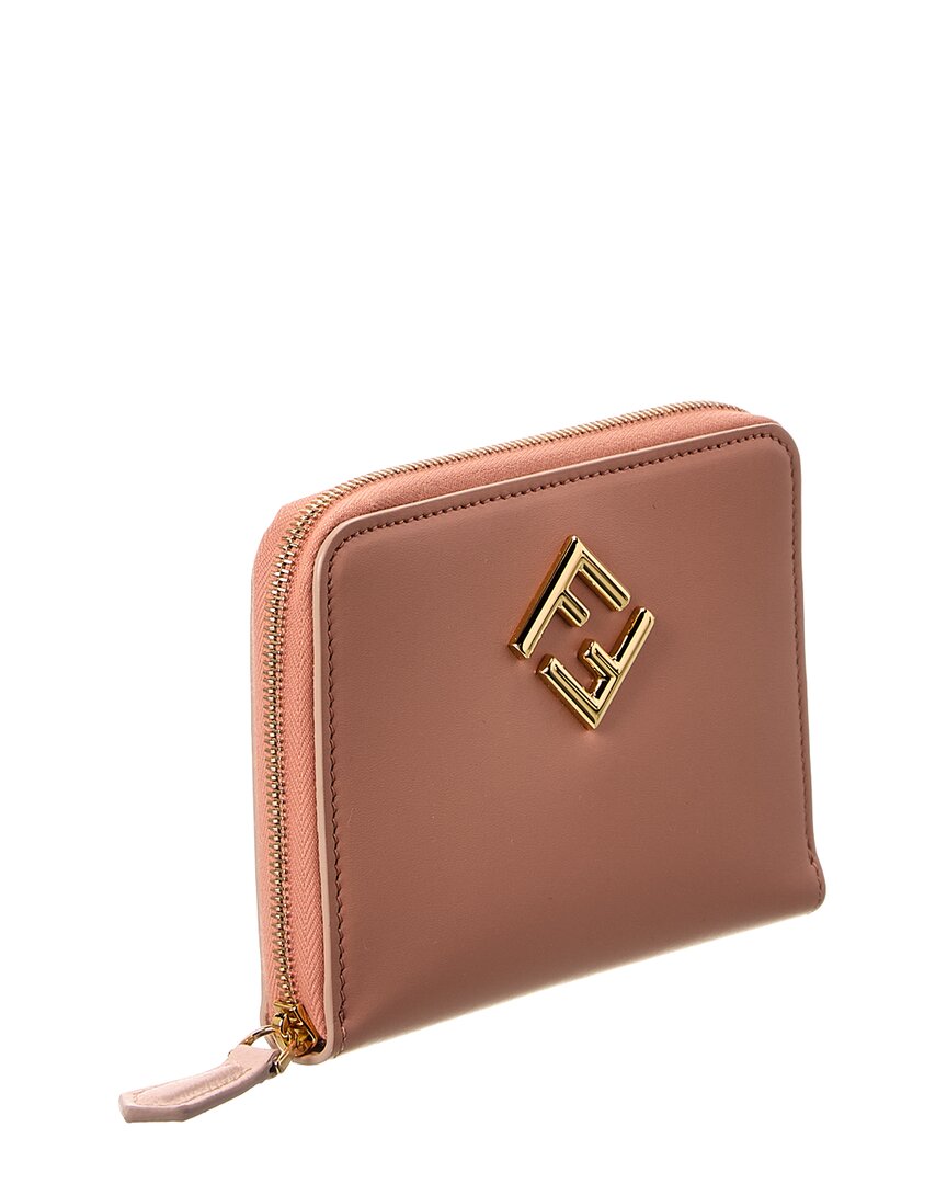 Fendi Ff Diamonds Leather Wallet