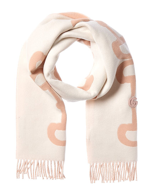 Gucci Wool & Cashmere-Blend Scarf