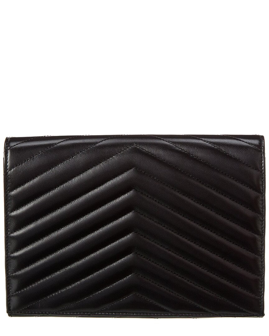 Saint Laurent Cassandre Leather Pouch