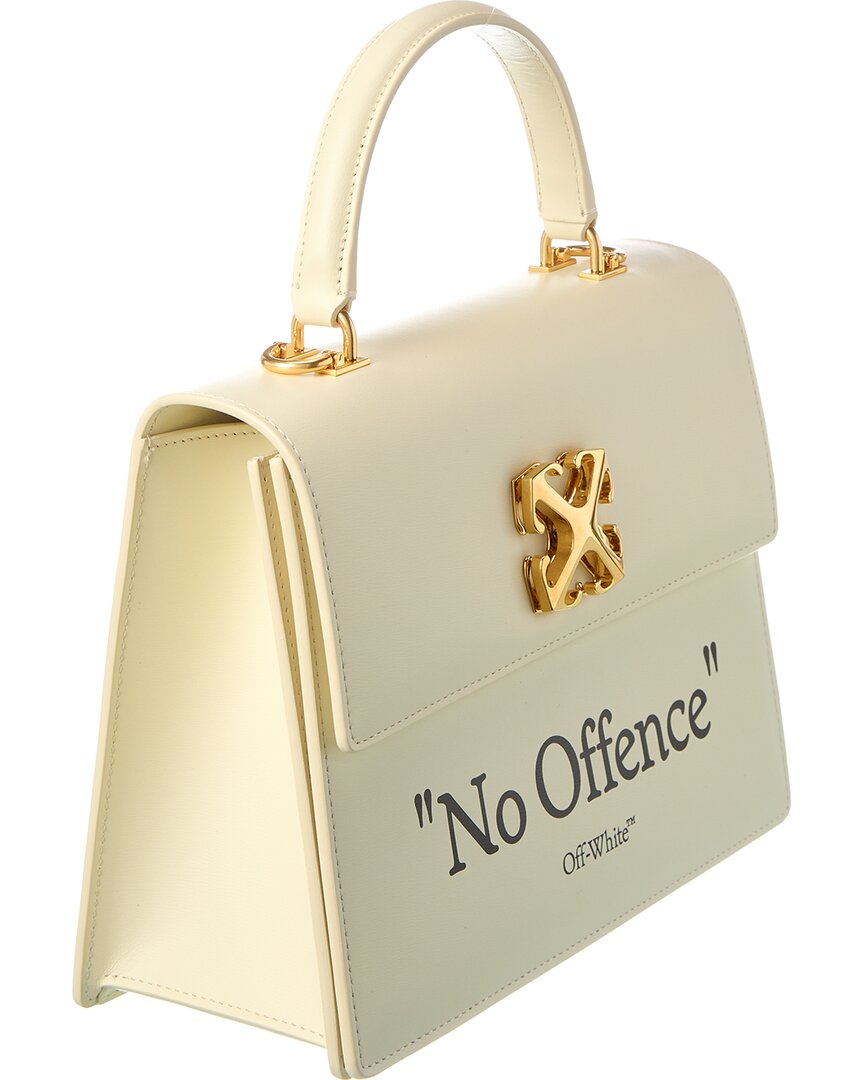 Off-White™ No Offence Leather Satchel