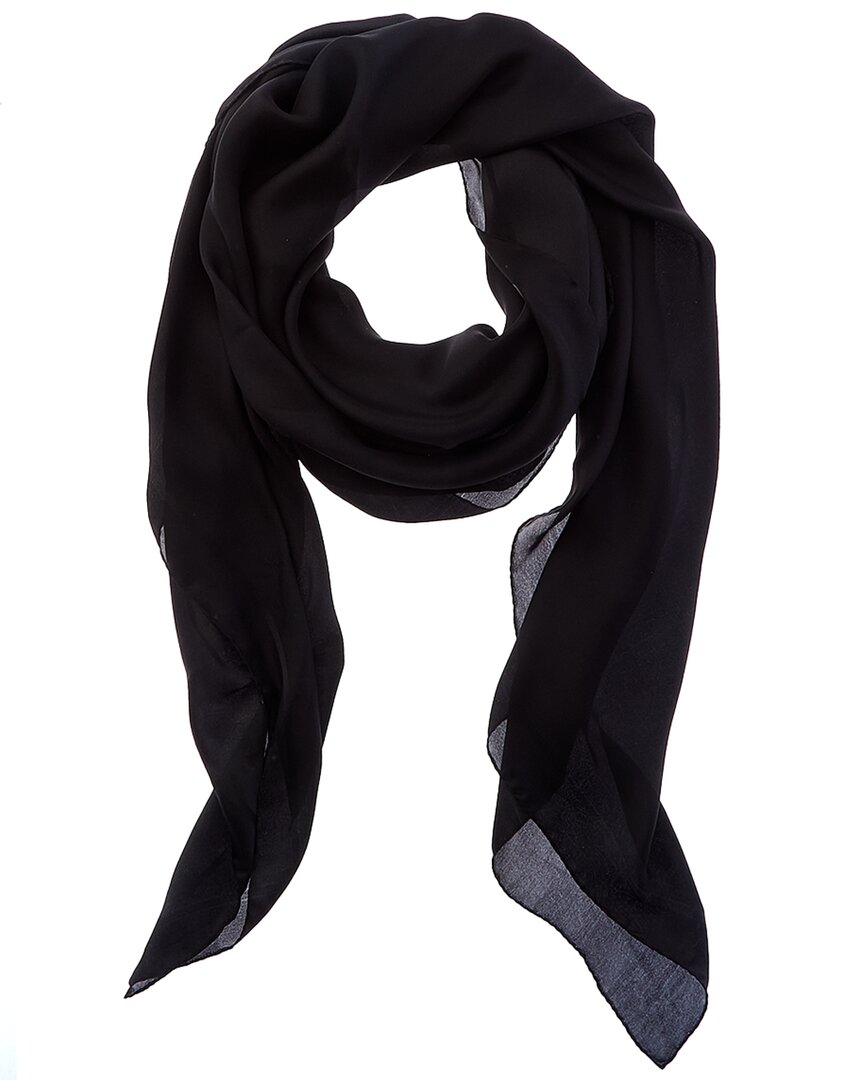 Saint Laurent Cassandre Silk Scarf
