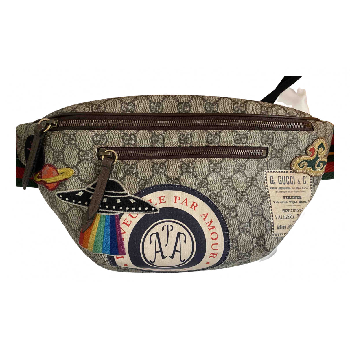 Gucci  Beige Cloth Clutch bag