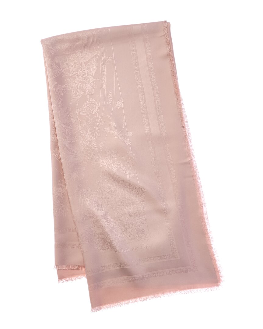 Dior Silk, Wool & Cashmere-Blend Scarf
