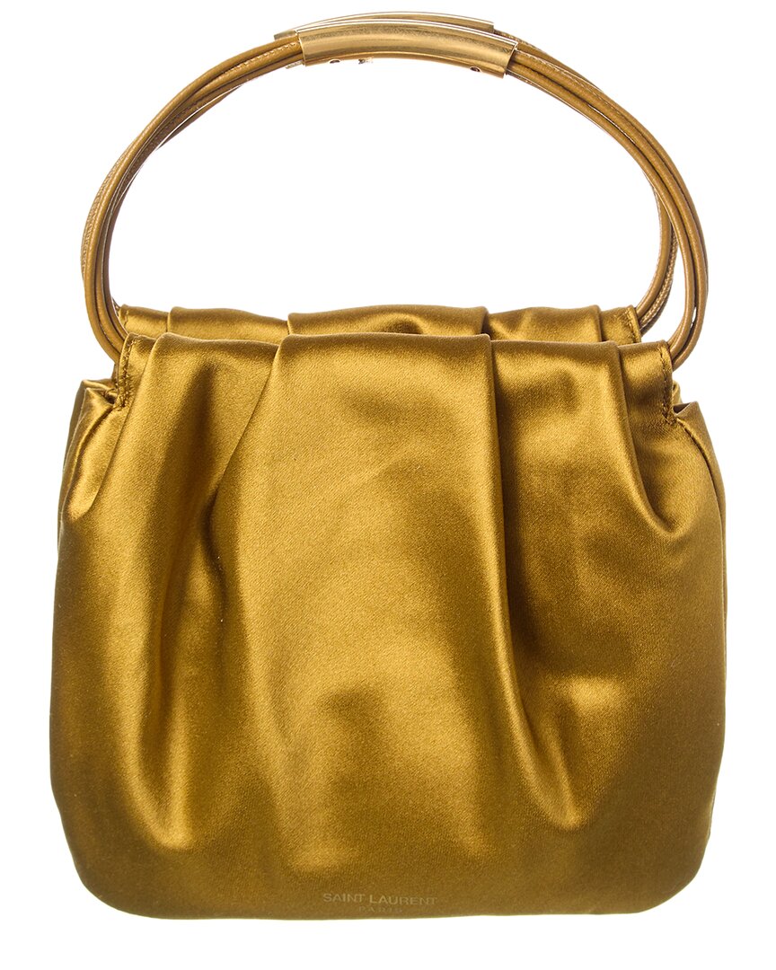 Saint Laurent Mini Satin Clutch