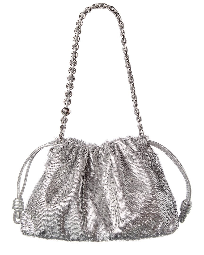 Loewe Flamenco Leather Clutch