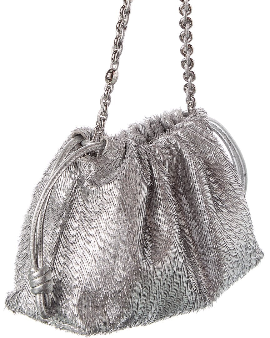 Loewe Flamenco Leather Clutch