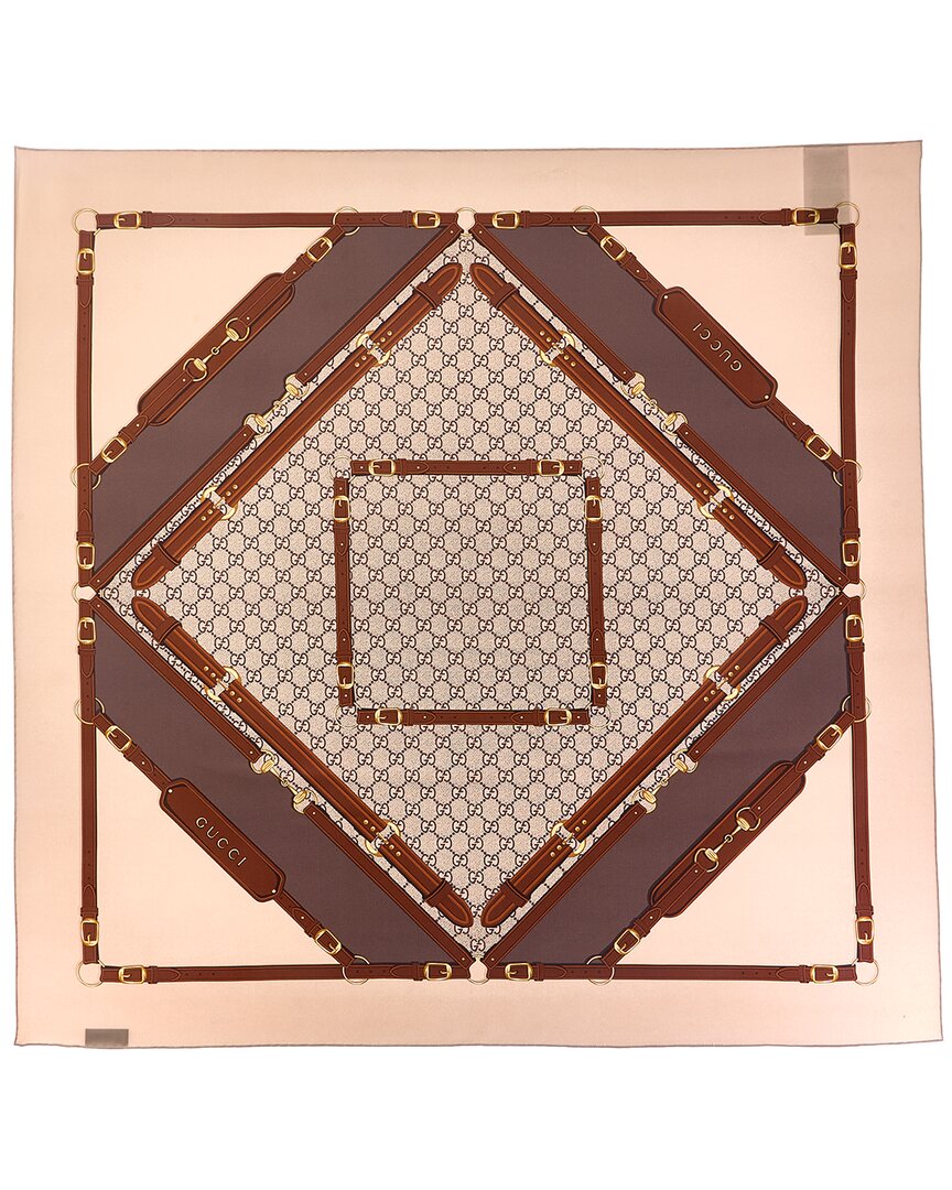 Gucci Printed Silk Twill Carre