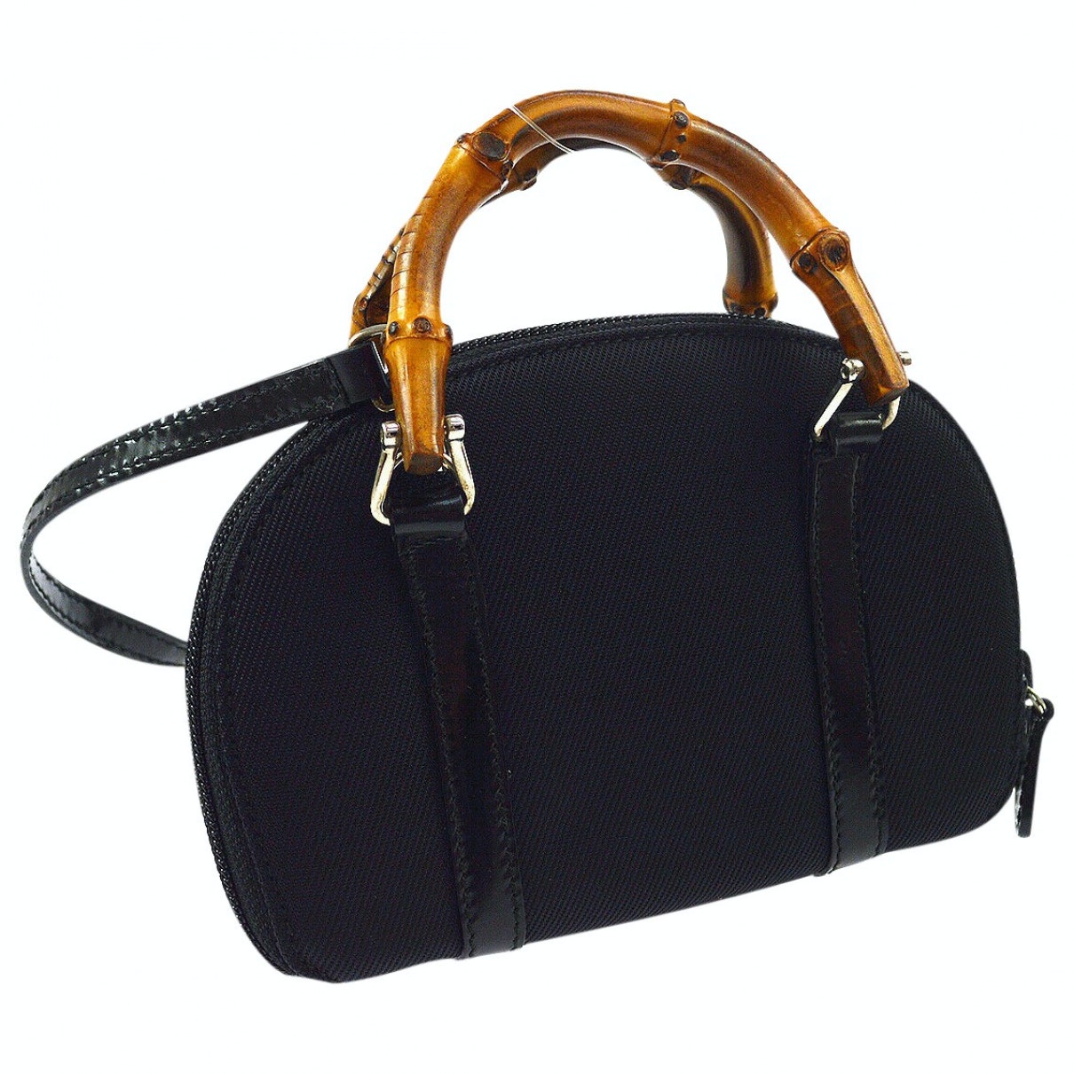 Gucci bamboo  leather handbag