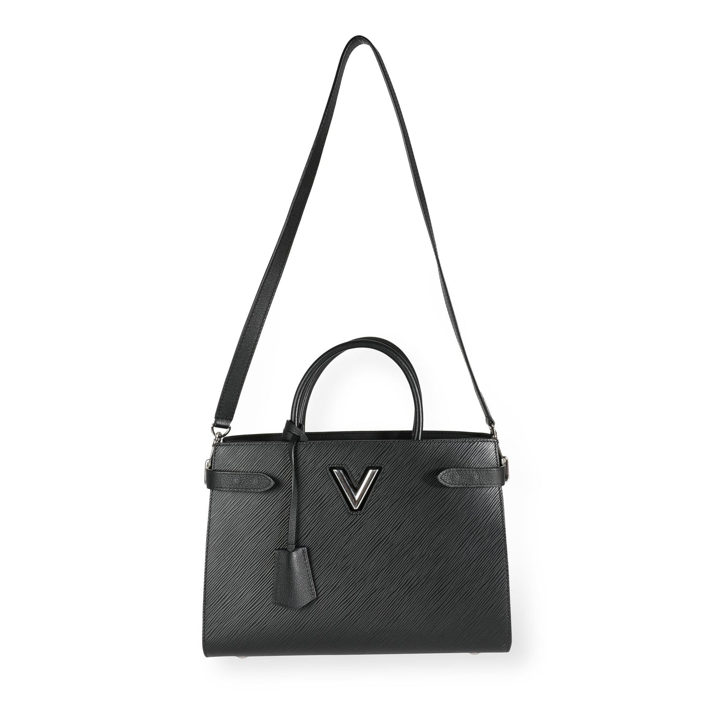 Louis Vuitton  Black Epi Leather Twist Tote