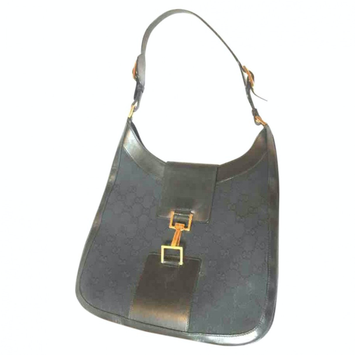 Gucci jackie    black cloth handbag