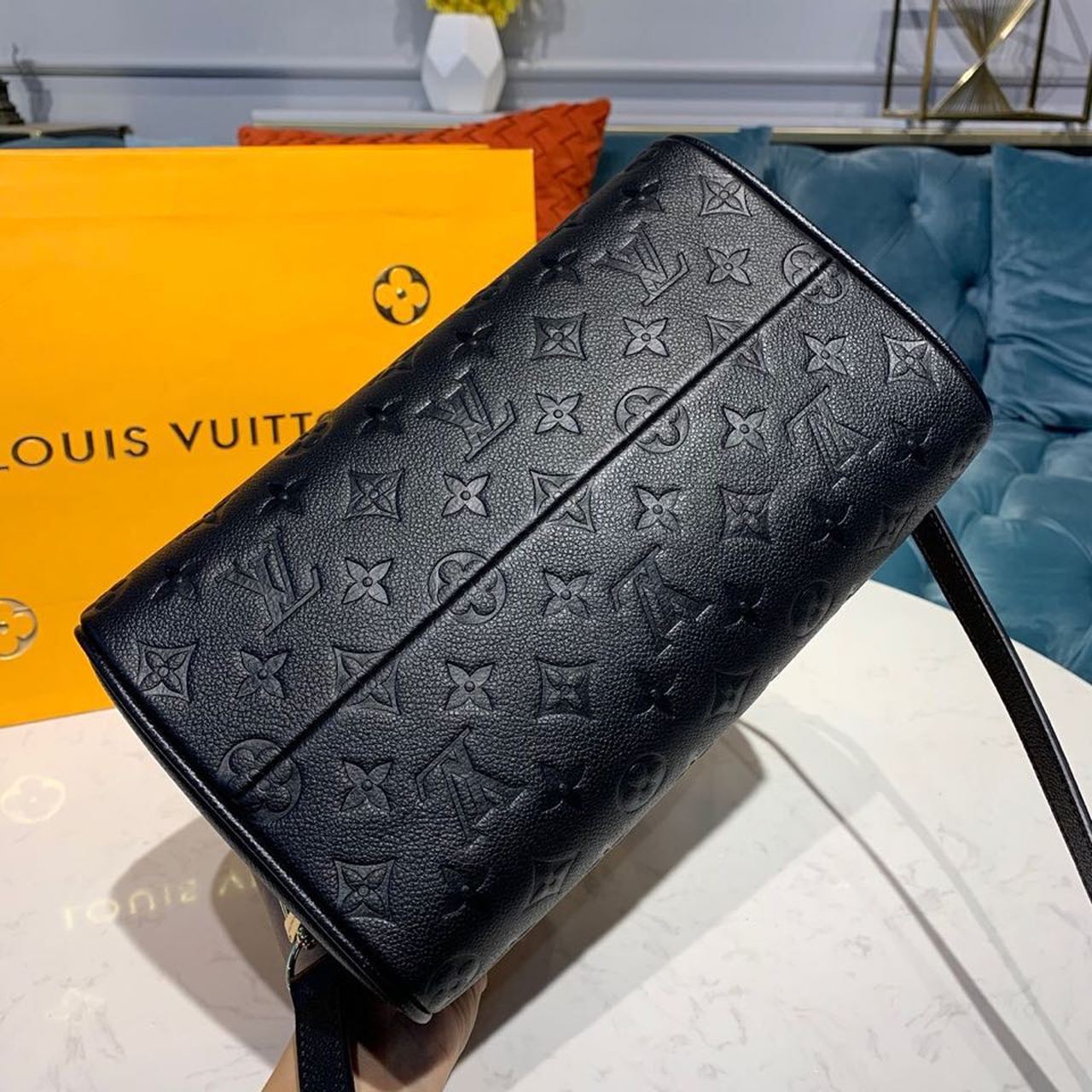Top Quality Speedy Bandouliere 25 Monogram Empreinte Black For Women,  Shoulder And Crossbody Bags 9.8in/25cm Top Quality M42401