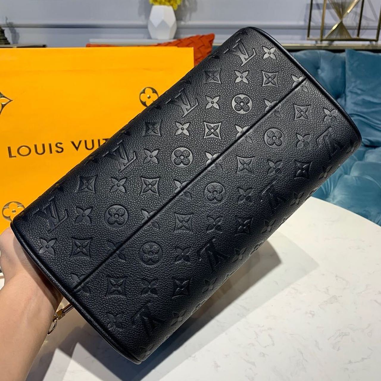 Top Quality Speedy Bandouliere 30 Monogram Empreinte Black For Women,  Shoulder And Crossbody Bags 11.8in/30cm Top Quality M42406