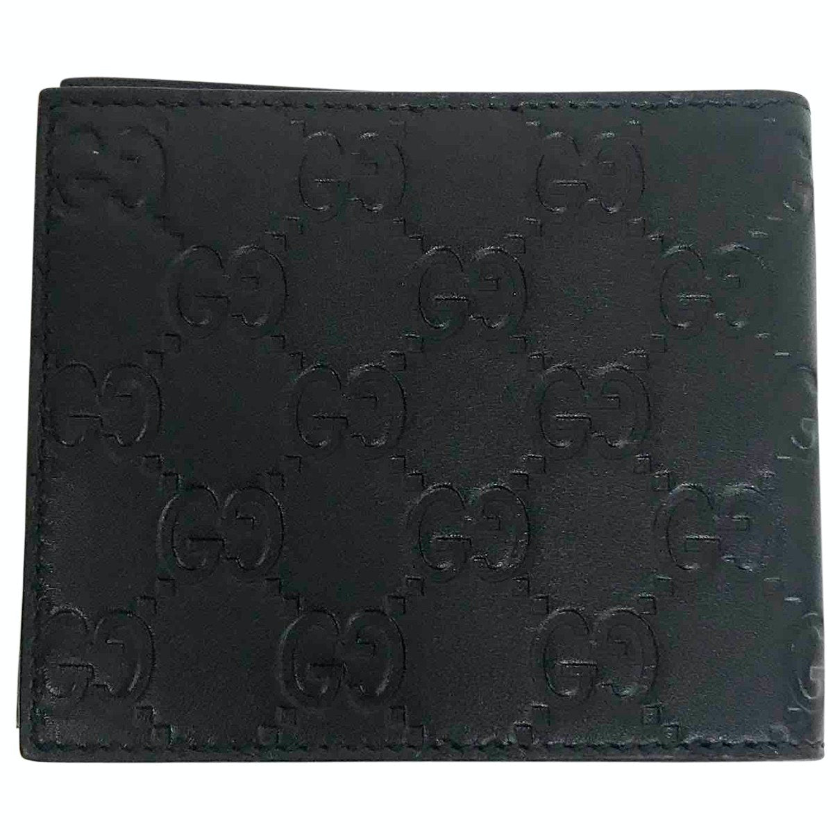 Gucci black leather case