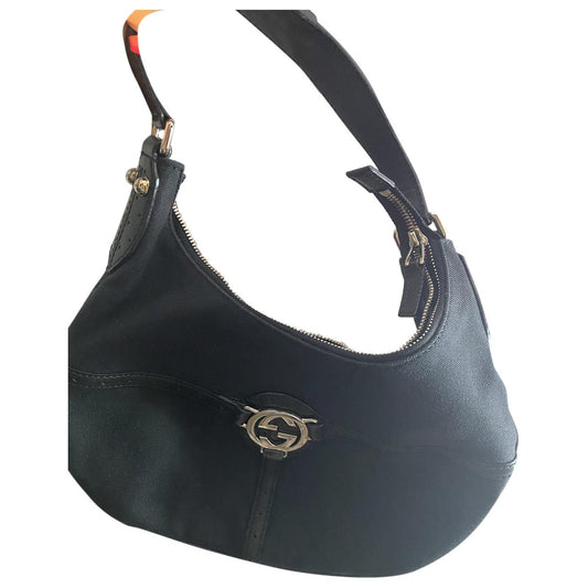 Gucci black cloth handbag