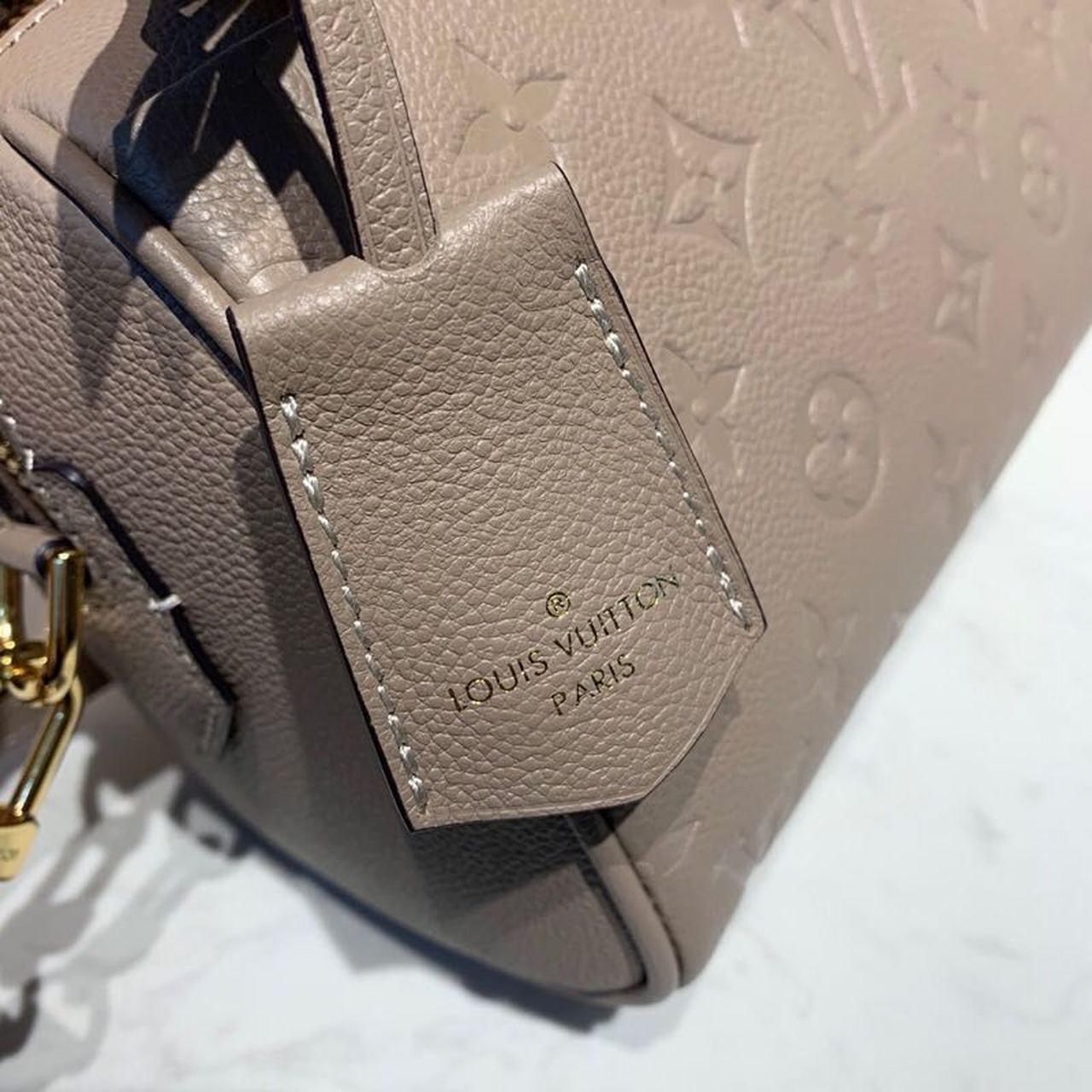 Top Quality Speedy Bandouliere 20 Monogram Empreinte Galet Grey For Women,  Shoulder And Crossbody Bags 7.8in/20cm Top Quality