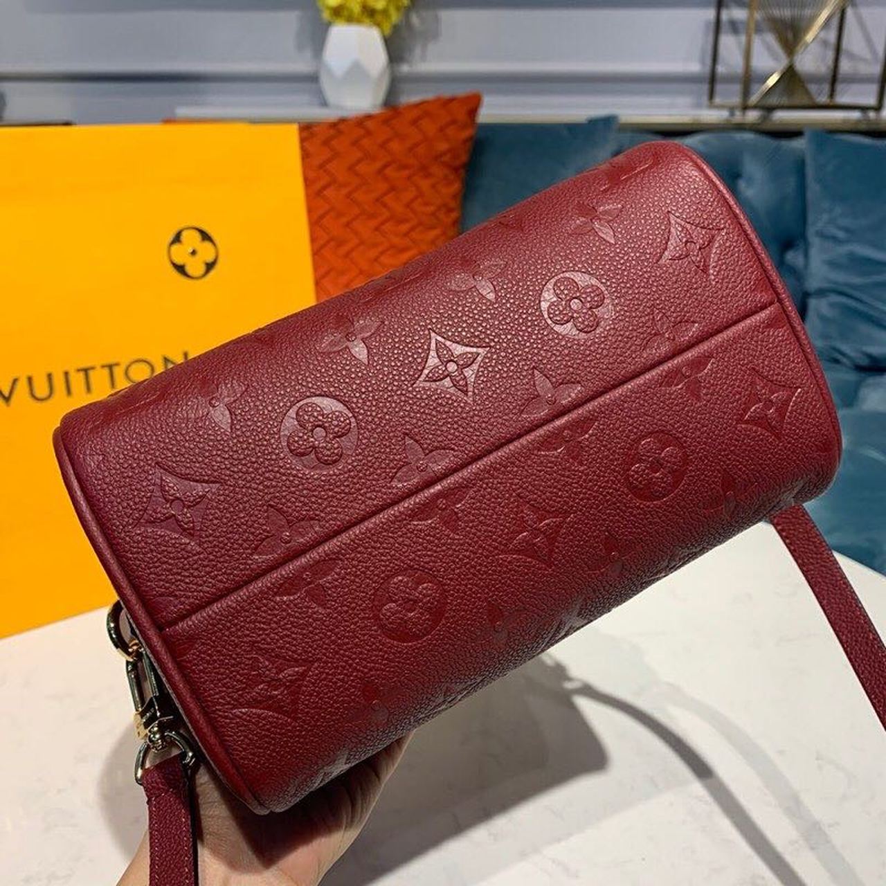 Top Quality Speedy Bandouliere 20 Monogram Empreinte Burgundy For Women,  Shoulder And Crossbody Bags 7.8in/20cm Top Quality