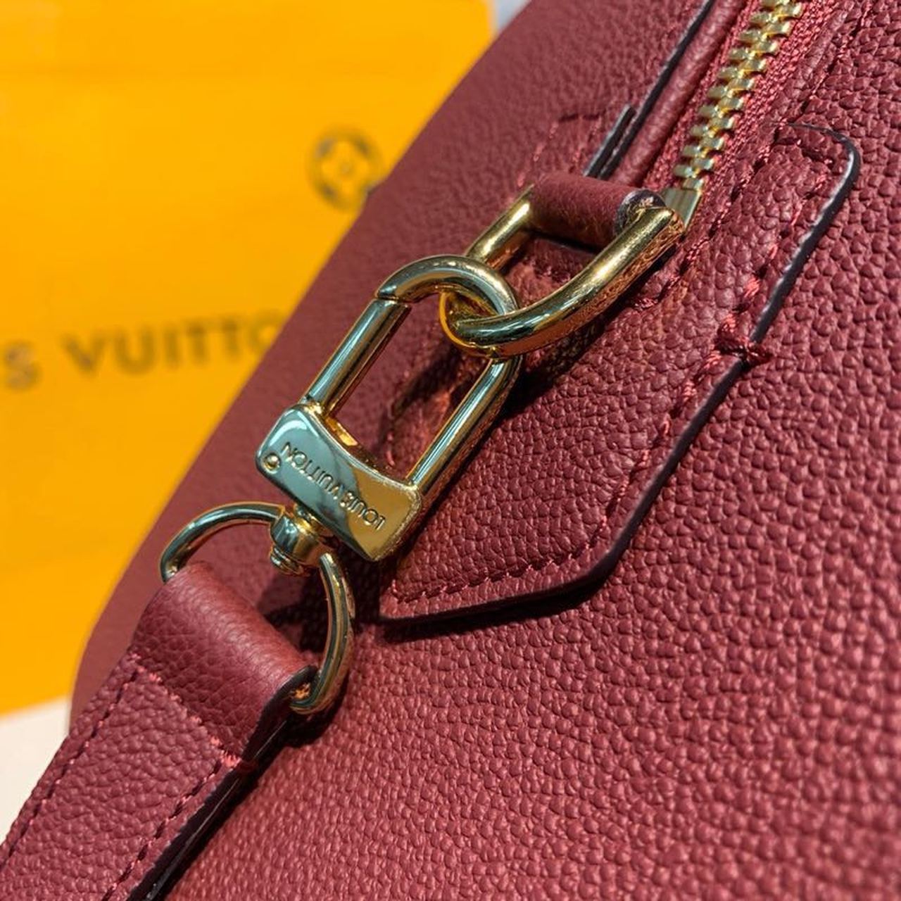 Top Quality Speedy Bandouliere 25 Monogram Empreinte Burgundy For Women,  Shoulder And Crossbody Bags 9.8in/25cm Top Quality