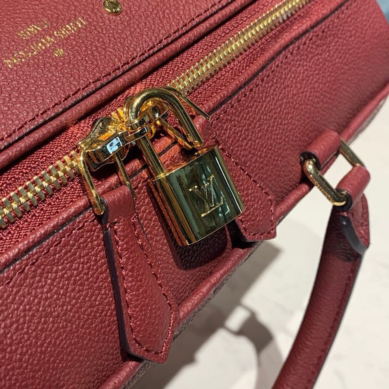 Top Quality Speedy Bandouliere 25 Monogram Empreinte Burgundy For Women,  Shoulder And Crossbody Bags 9.8in/25cm Top Quality
