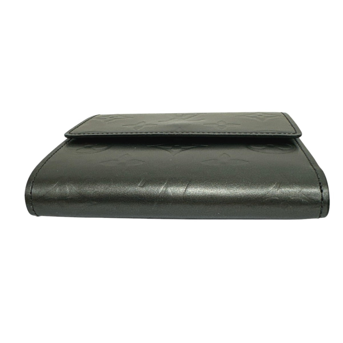 LOUIS VUITTON Bifold Wallet M65112 Monogram mat Noir Wallet with card pocket Monogram Porte Monnaie Billets Cartes Credit unisex(Unisex)  d