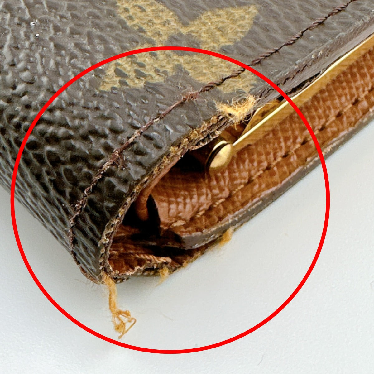 LOUIS VUITTON Bifold Wallet M61663 Monogram canvas Brown Clasp wallet with card pocket Monogram Porto Monet Viet Vienoa Women  d
