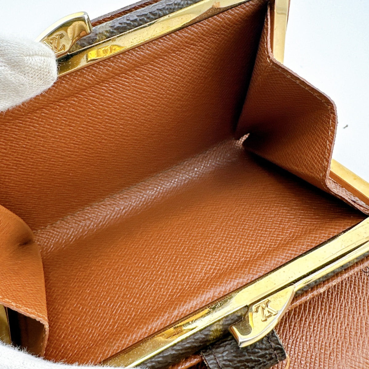 LOUIS VUITTON Bifold Wallet M61663 Monogram canvas Brown Clasp wallet with card pocket Monogram Porto Monet Viet Vienoa Women  d