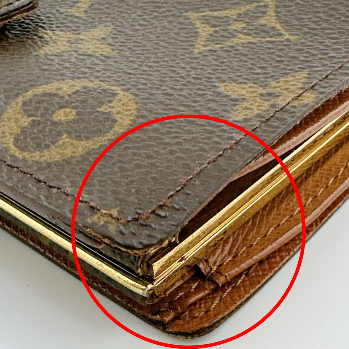 LOUIS VUITTON Bifold Wallet M61663 Monogram canvas Brown Clasp wallet with card pocket Monogram Porto Monet Viet Vienoa Women  d