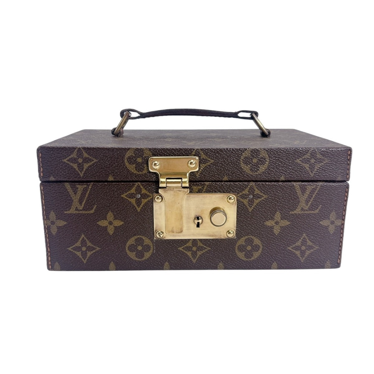 LOUIS VUITTON Other accessories M47236 Monogram canvas Brown mini trunk   Bowat Atu unisex(Unisex)