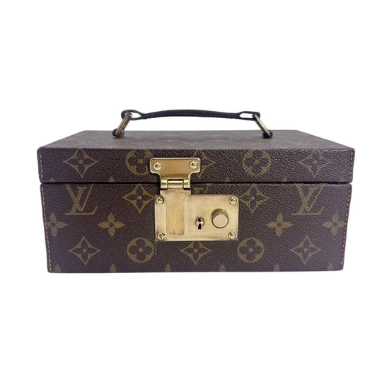 LOUIS VUITTON Other accessories M47236 Monogram canvas Brown mini trunk   Bowat Atu unisex(Unisex)