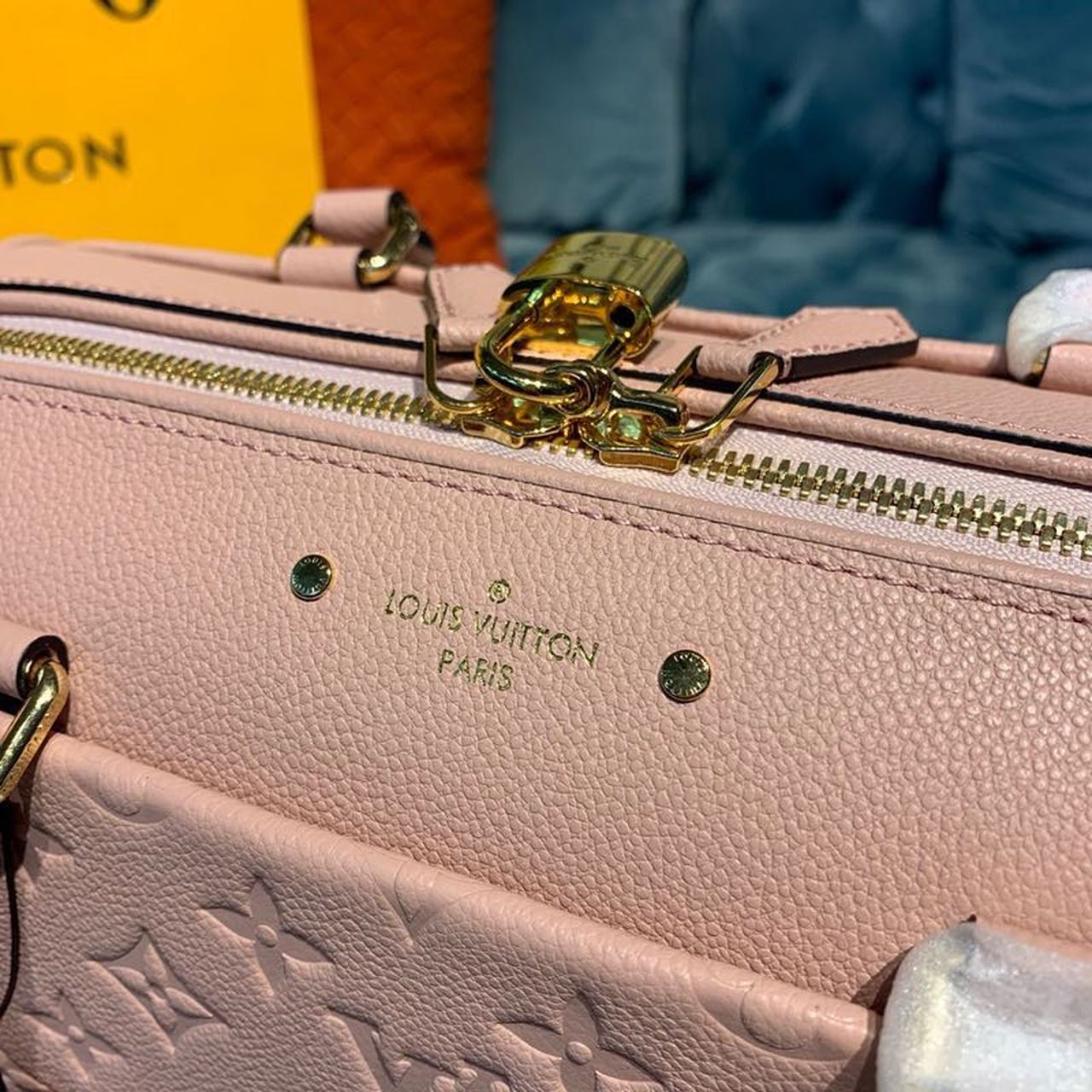 Top Quality Speedy Bandouliere 25 Monogram Empreinte Light Pink For Women,  Shoulder And Crossbody Bags 9.8in/25cm Top Quality